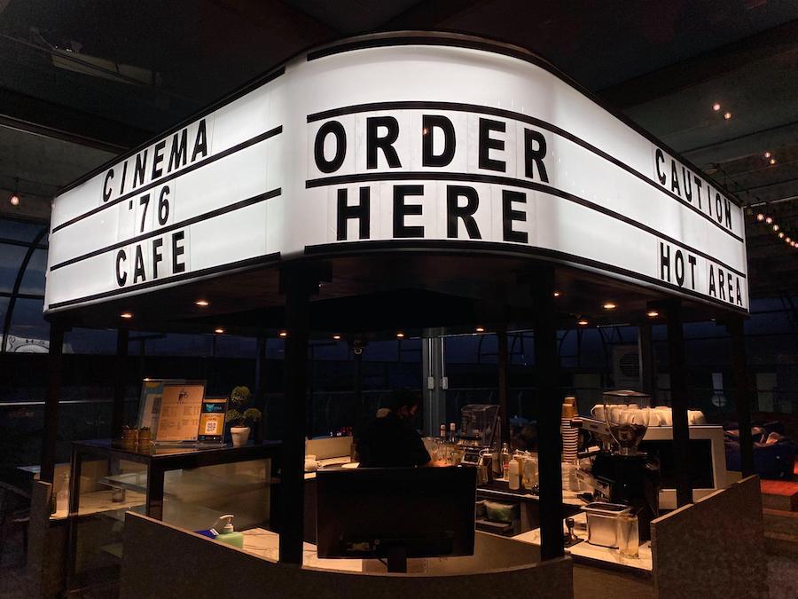 LOOK Cinema '76 Cafe, an al fresco moviethemed coffee shop in Quezon